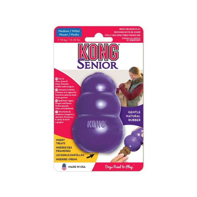 Hovedbilde Kong Senior 9 cm lilla